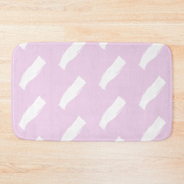 Item preview, pastel pink white lines pattern designed and sold by NelBo.