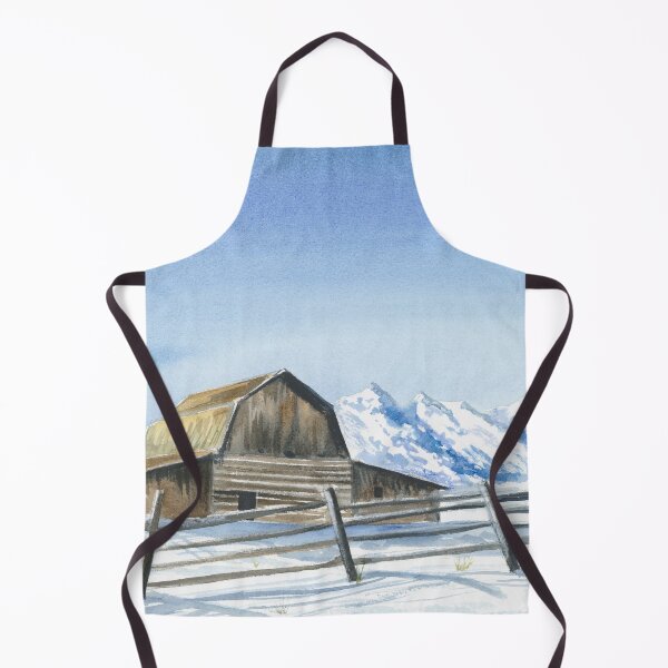 Aperçu de l'œuvre Jackson Wyoming Barn créée et vendue par sarahvogelart.