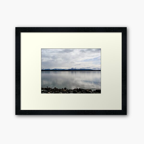 in flight 07.02.2021 Framed Art Print