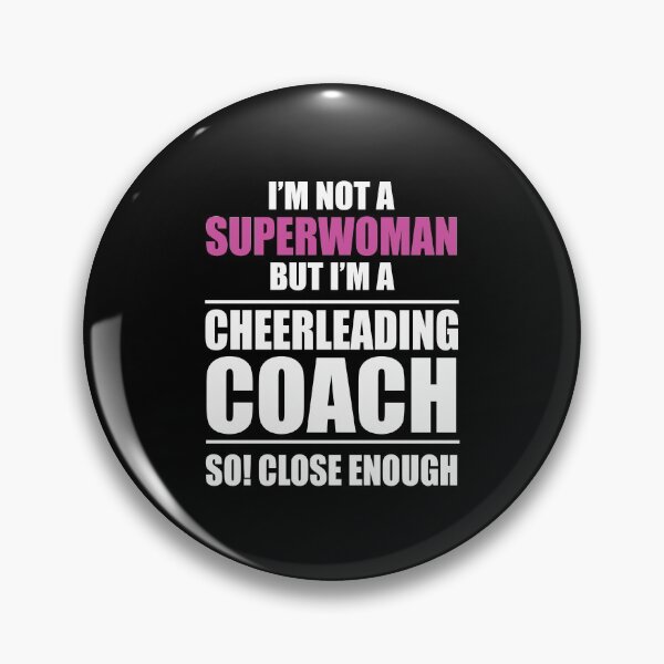 Artikelvorschau, Superfrau Cheerleading Coach entworfen und verkauft von TendyTees.