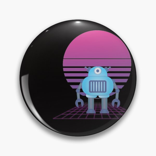 Item preview, Robot Retro Vintage 80s Style Robotics Engineer Gift T-Shirt designed and sold by younessderkaoui.