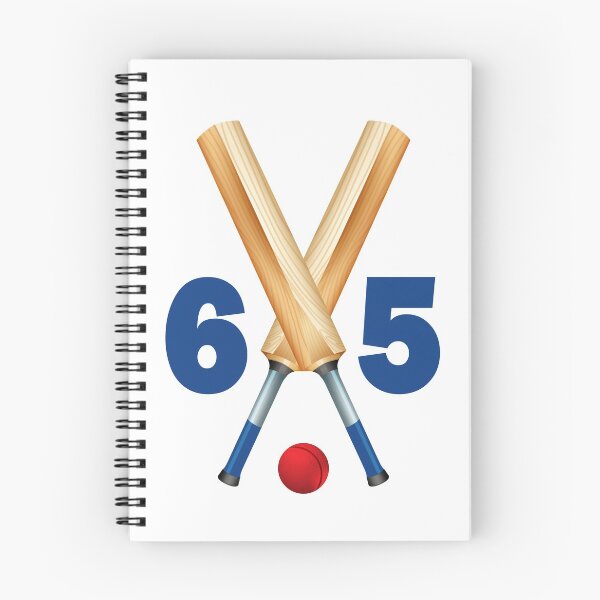 Item preview, Cricket number 65 - sixty five with bats and ball designed and sold by AllShirts21.