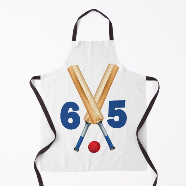 Item preview, Cricket number 65 - sixty five with bats and ball designed and sold by AllShirts21.