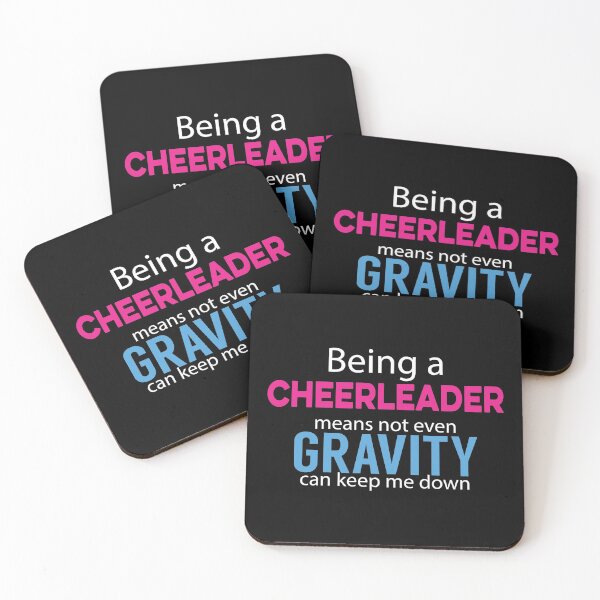 Item preview, Gravity Can't Keep Cheerleaders Down designed and sold by TendyTees.