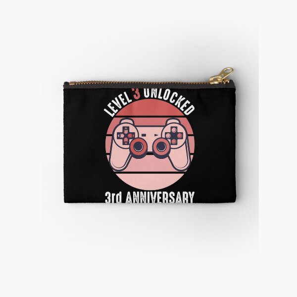 Item preview, Level 3 Unlocked 3rd Anniversary designed and sold by RandomStuffShop.