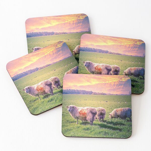 Item preview, Sheep in field, Wiltshire designed and sold by PurposeStudio.