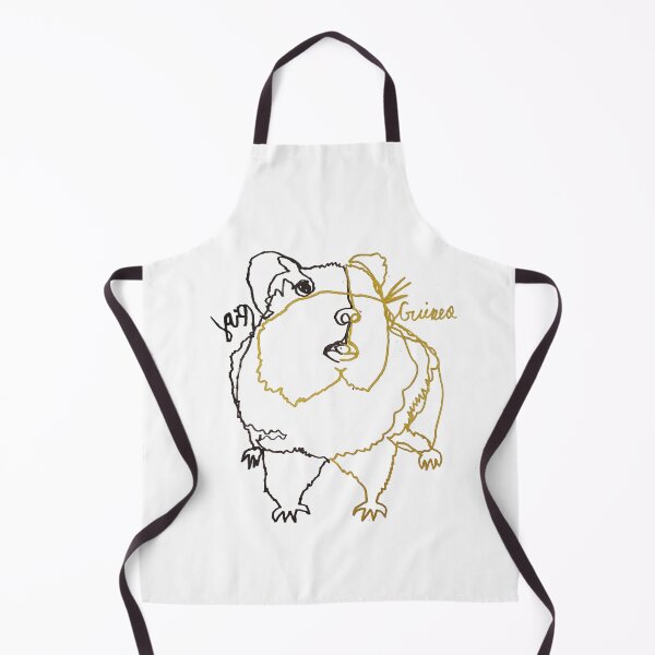 Item preview, Guinea pig ambidextrous line drawing designed and sold by orangerinka.