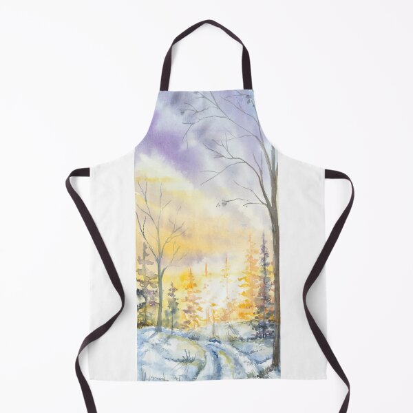 Item preview, Snowy Road Sunrise designed and sold by sarahvogelart.