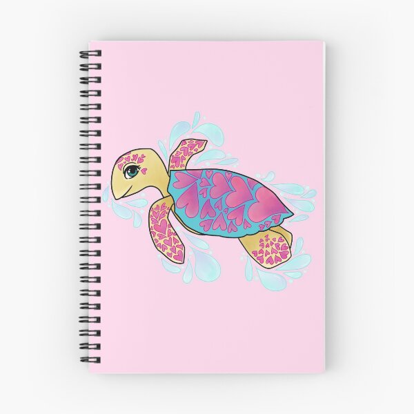 Item preview, I Turtle-ly Love You colorful heart sea turtle designed and sold by brynn-art.