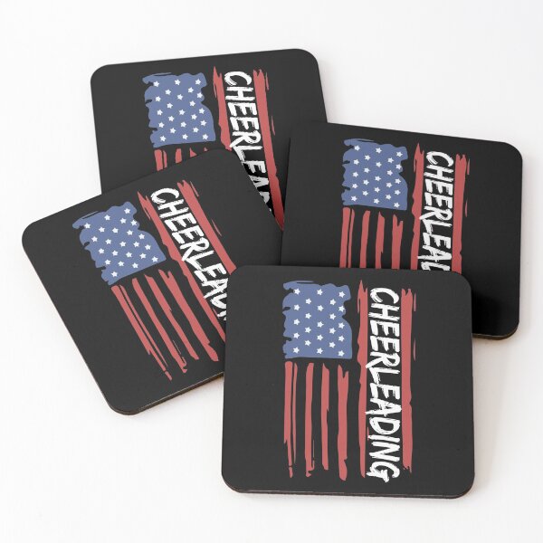 Item preview, Cheerleading American flag designed and sold by TendyTees.
