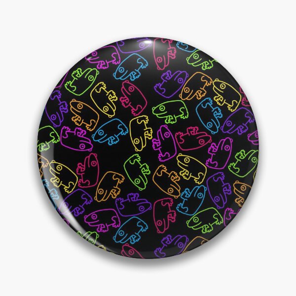 Item preview, Neon Color Frog Pattern designed and sold by firstroundpixel.