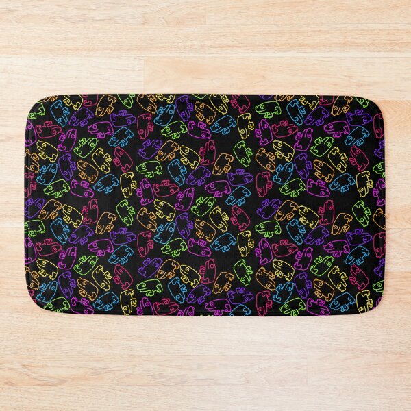 Item preview, Neon Color Frog Pattern designed and sold by firstroundpixel.