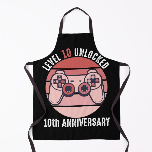 Item preview, Level 10 Unlocked 10th Anniversary designed and sold by RandomStuffShop.