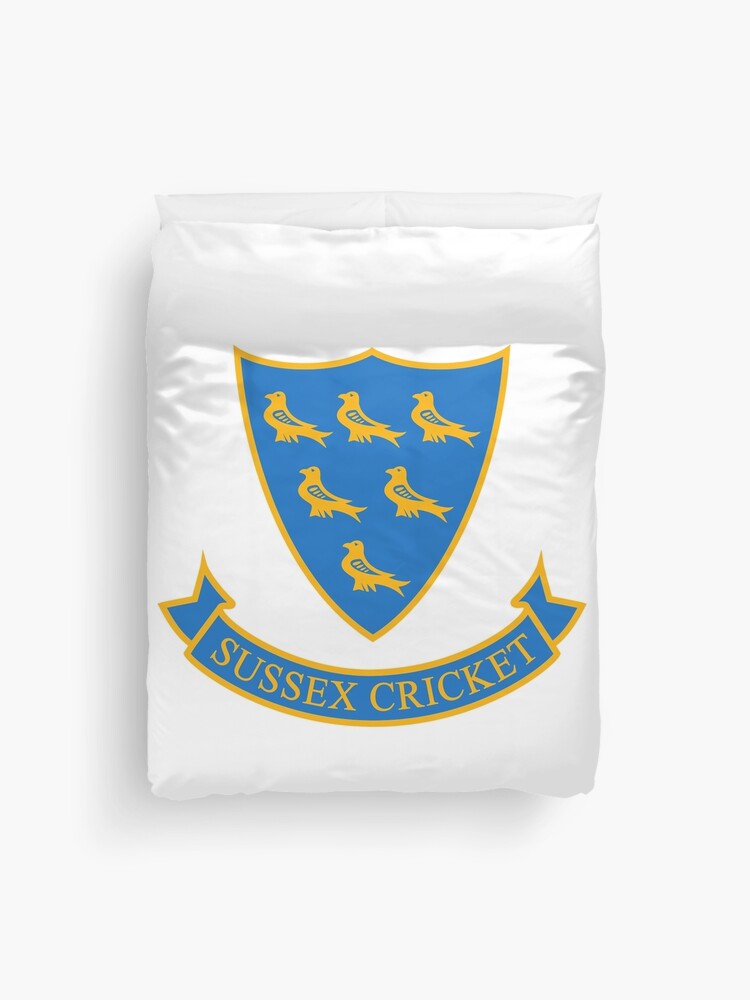 Sussex County Club Cricket Duvet Cover by TheLucasStory