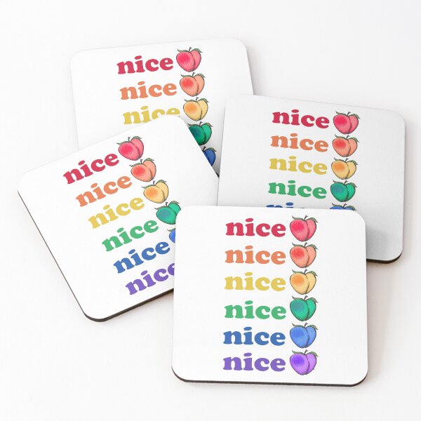 Item preview, Peach Emoji - Nice Booty Rainbow designed and sold by The White Bat.