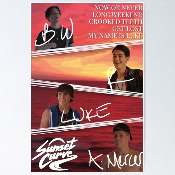 Item preview, Sunset Curve Signed Poster Julie and the Phantoms designed and sold by Maia Q.