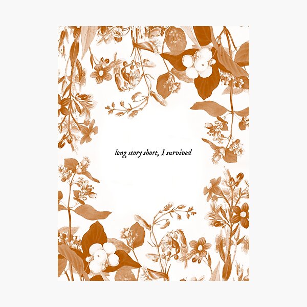 Item preview, Long story short art designed and sold by AnutriDesigns.