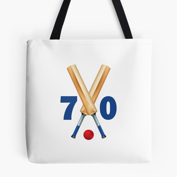 Item preview, Cricket number 70 - seventy with bats and ball designed and sold by AllShirts21.