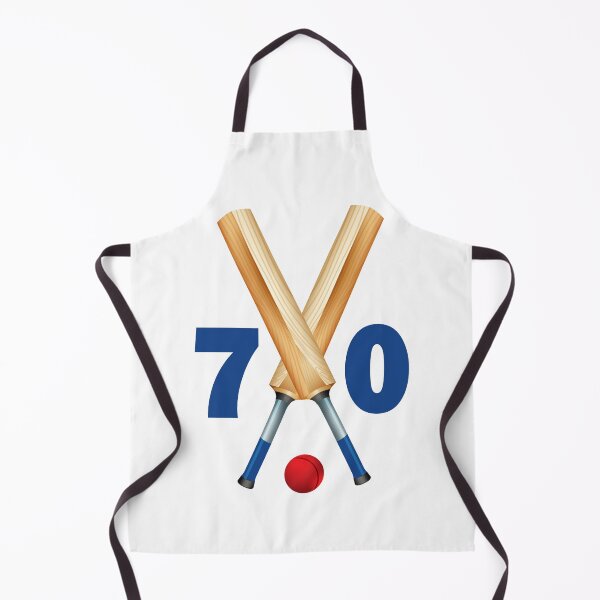 Item preview, Cricket number 70 - seventy with bats and ball designed and sold by AllShirts21.