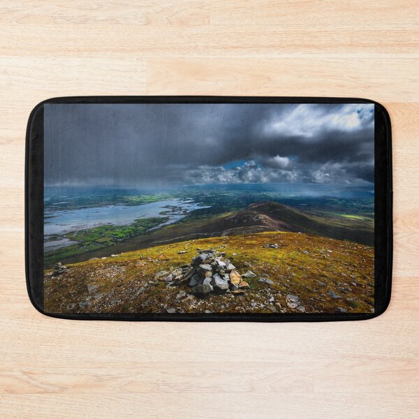 Item preview, View from top of the mountain Croagh Patrick, nicknamed the Reek in County Mayo after Mweelrea and Nephin, Ireland designed and sold by AlbertMi.