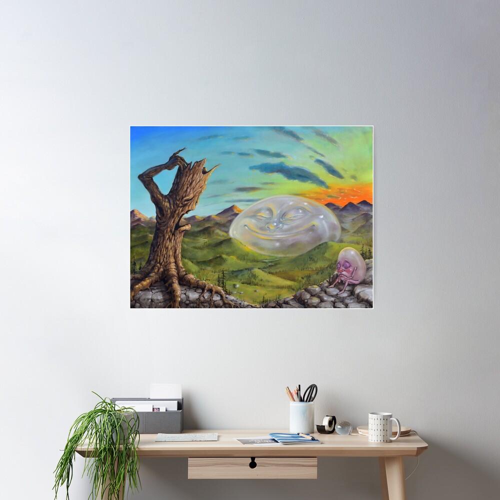 Happy Landscape Poster