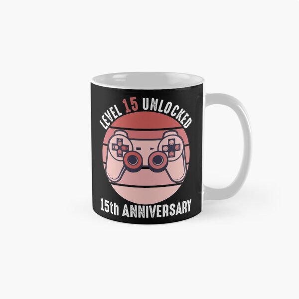 Item preview, Level 15 Unlocked 15th Anniversary designed and sold by RandomStuffShop.