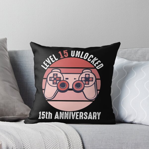 Item preview, Level 15 Unlocked 15th Anniversary designed and sold by RandomStuffShop.