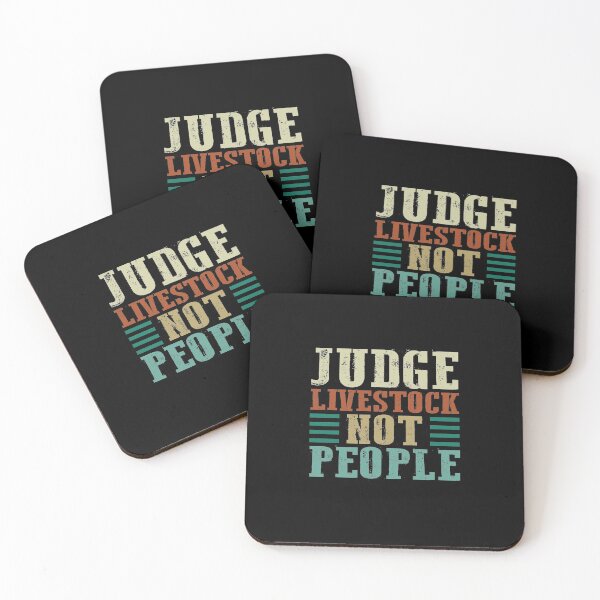 Item preview, livestock show - judge livestock not people designed and sold by bdmart33.