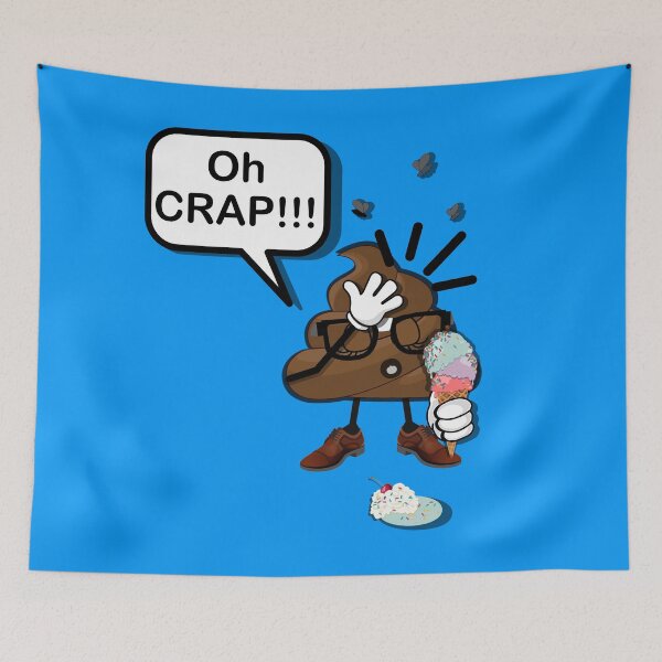 Item preview, Poop Emoji, Oh Crap! I Dropped My Ice Cream! designed and sold by Apartment12.