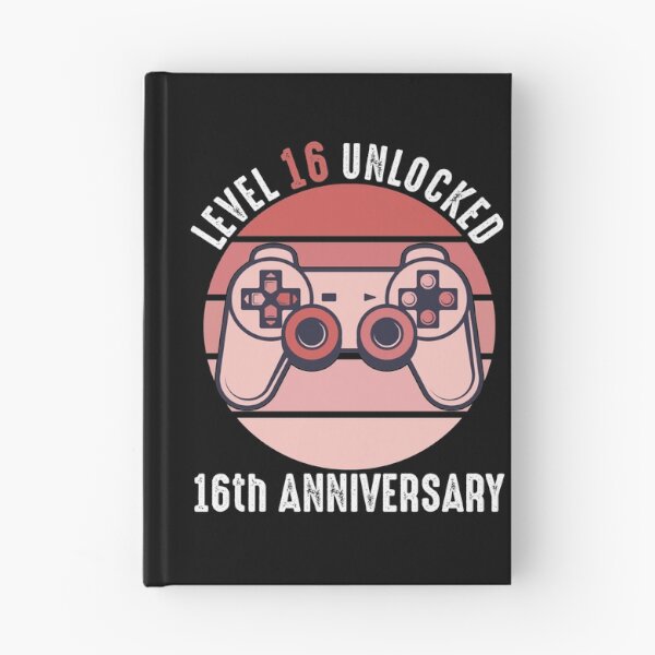 Item preview, Level 16 Unlocked 16th Anniversary designed and sold by RandomStuffShop.