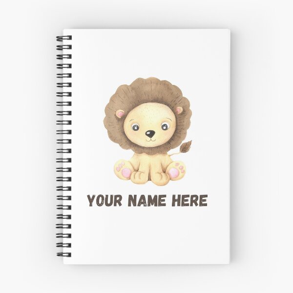 Item preview, 'Add your own name'  Cute Lion designed and sold by BellaNora.