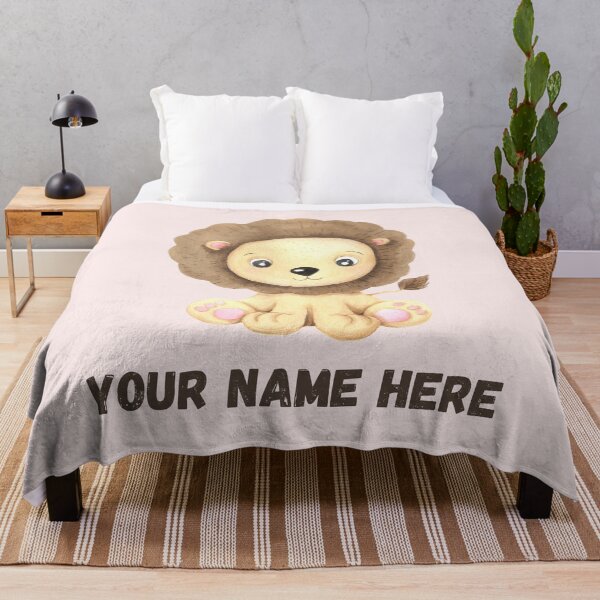 Item preview, 'Add your own name' Cute Lion designed and sold by BellaNora.