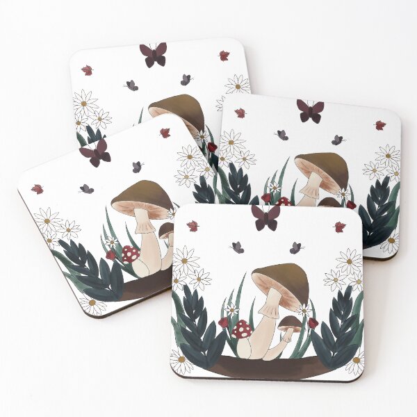 Item preview, Mushrooms and Butterflies designed and sold by Osgon-Azure.