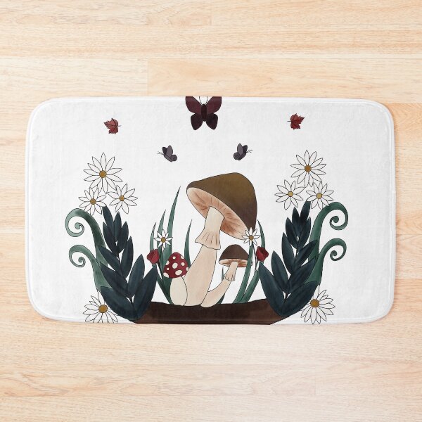 Item preview, Mushrooms and Butterflies designed and sold by Osgon-Azure.