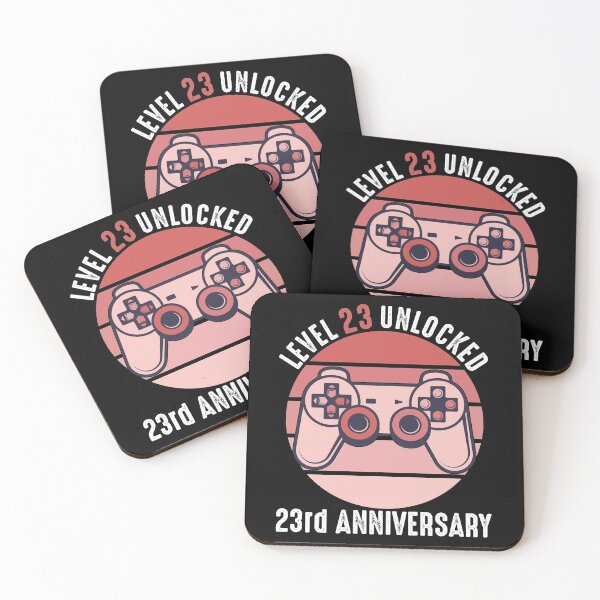 Item preview, Level 23 Unlocked 23rd Anniversary designed and sold by RandomStuffShop.