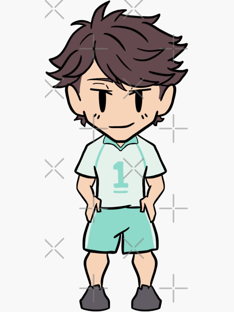 Mini Oikawa Tooru Sticker For Sale By Candaysee Redbubble