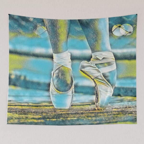 Item preview, GALATHI Ballerina on her Toes Green - Ballet designed and sold by Galathi Designs.