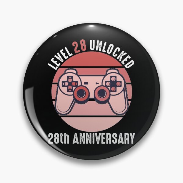 Item preview, Level 28 Unlocked 28th Anniversary designed and sold by RandomStuffShop.