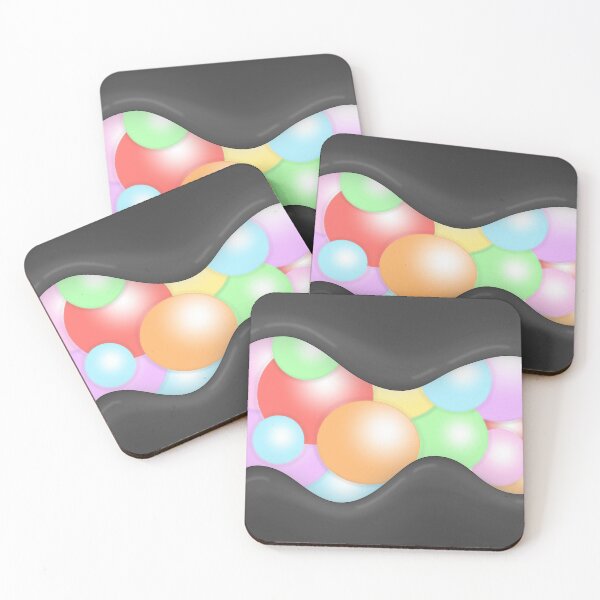 Item preview, Rainbow Balloons Behind Grey Sludge  designed and sold by Rayeschu.