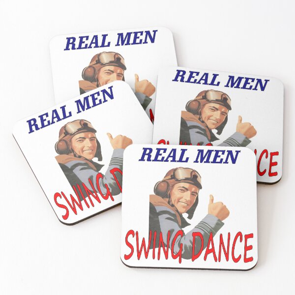 Item preview, Real Men Swing Dance designed and sold by hop2swing.