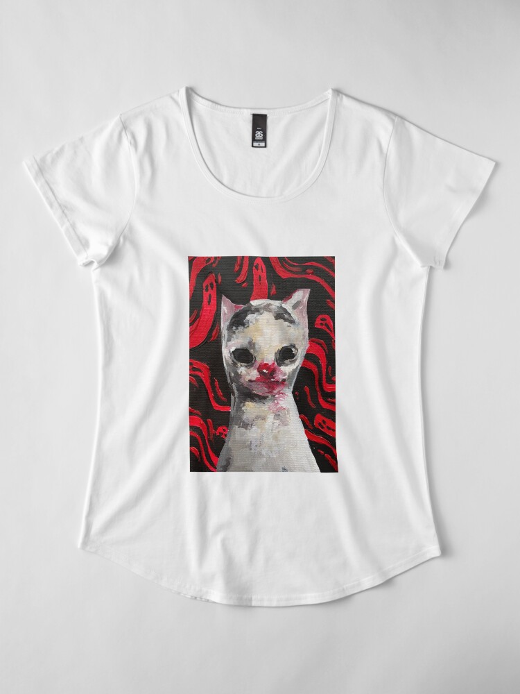 Alternate view of ME LON CAT Premium Scoop T-Shirt
