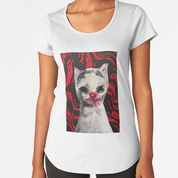 ME LON CAT Premium Scoop T-Shirt