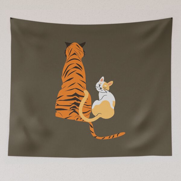 Item preview, Cat Vs Tiger designed and sold by My-Queens-Store.