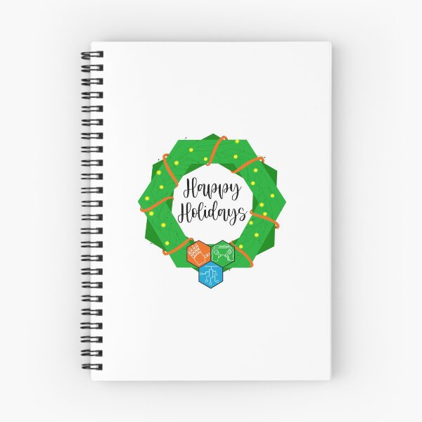 Item preview, GRiPmas Holiday Wreath Logo Tricolor Orange, Green, Blue designed and sold by gripperz.