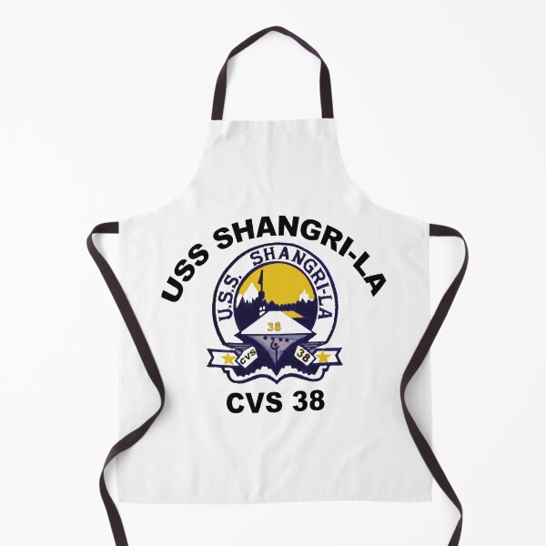 Artikelvorschau, Wappen der USS Shangri-La (CV/CVA/CVS-38) entworfen und verkauft von Nikki SpaceStuffPlus.