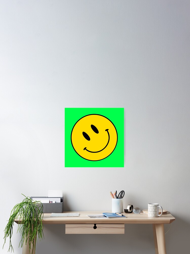 Smile Tilted | Happy Face | Green |