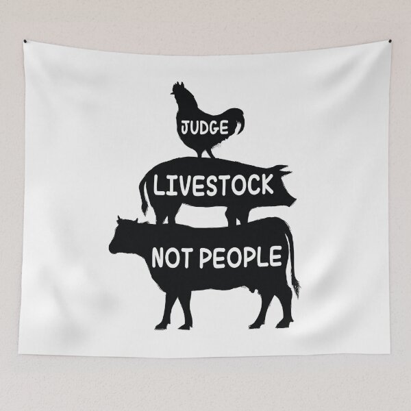 Item preview, livestock show judge livestock not people designed and sold by bdmart33.