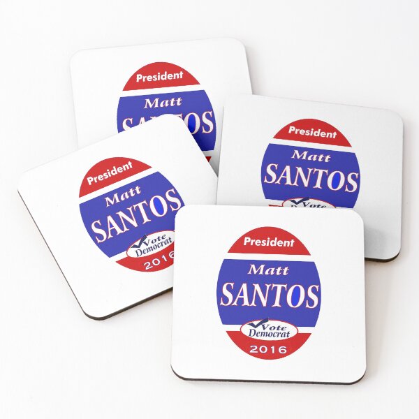 Item preview, Matt Santos for the West Wing - 2016 designed and sold by Nikki SpaceStuffPlus.