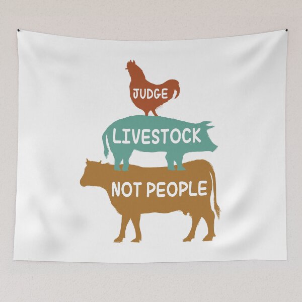 Item preview, livestock show judge livestock not people designed and sold by bdmart33.