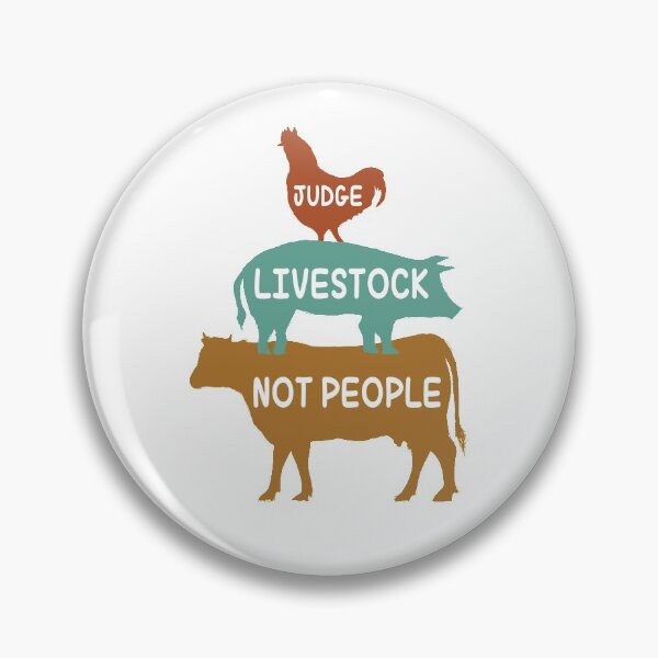 Item preview, livestock show judge livestock not people designed and sold by bdmart33.
